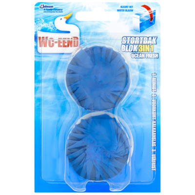WC-EEND Toiletblok stortbakblok blauw