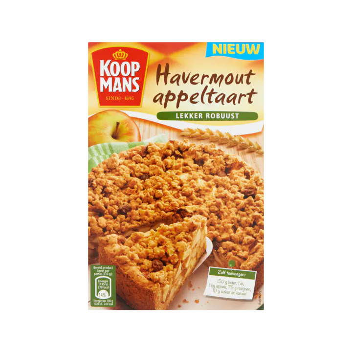 Koopmans Havermout Appeltaart