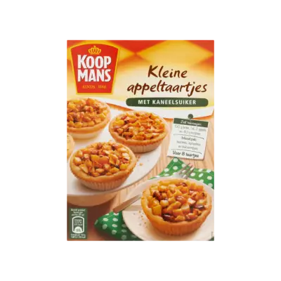 Koopmans Mix voor Kleine Appeltaartjes met Kaneelsuiker