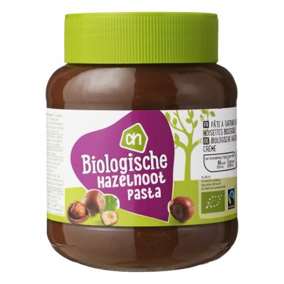Huismerk Biologisch Hazelnootpasta