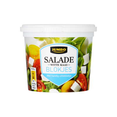 Huismerk Salade Witte Kaasblokjes