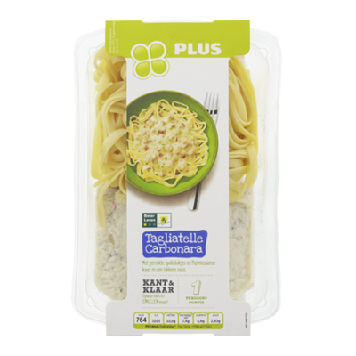 Huismerk Tagliatelle carbonara