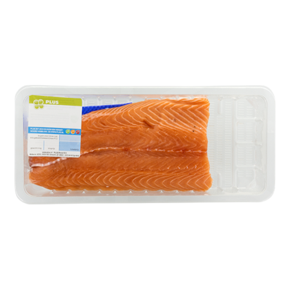 Huismerk Zalmfilet op Huid