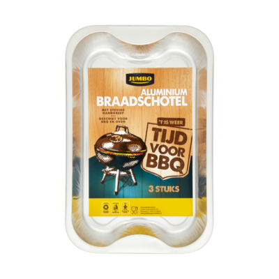 Huismerk Aluminium Braadschotel