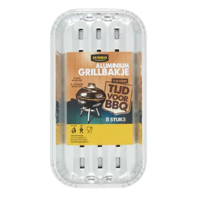 Huismerk Aluminium Grillbakje