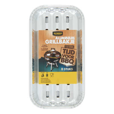 Huismerk Aluminium Grillbakje