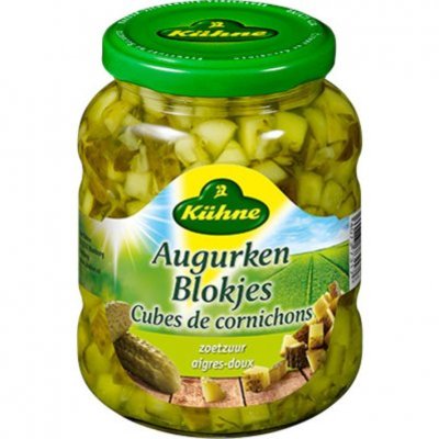 Kuhne Augurkenblokjes zoetzuur