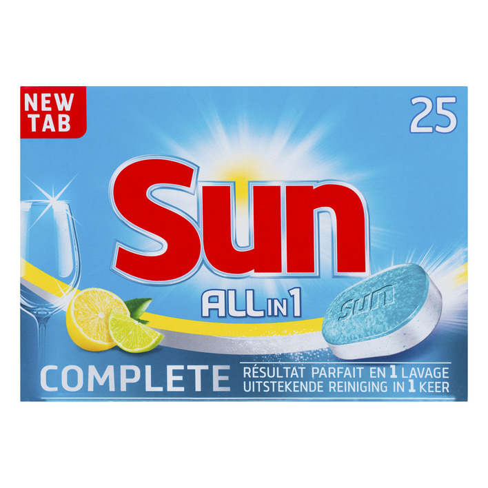 Sun All-in-1 vaatwastabletten citroen
