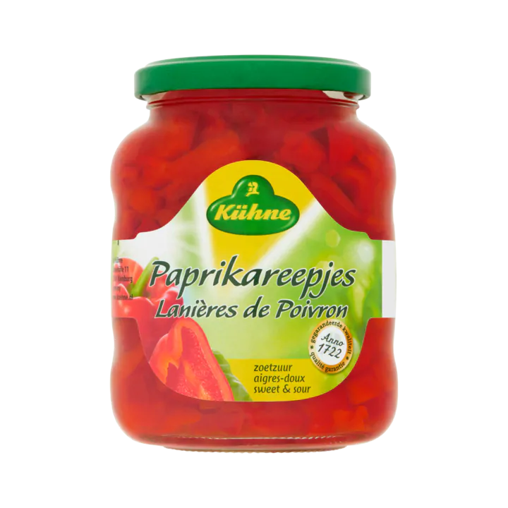 Kühne Paprikareepjes Zoetzuur