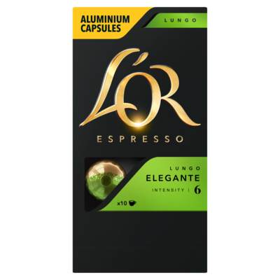 L'or Espresso Lungo Elegante Koffiecups 10 Stuks