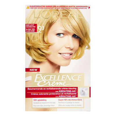 L'Oréal Excellence crème 09.3 zeer licht goudbl.