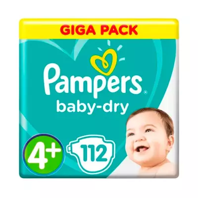 Pampers Baby-dry maat 4+