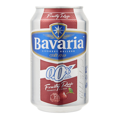 Bavaria 0.0% Alcoholvrij Fruity Rose Bier