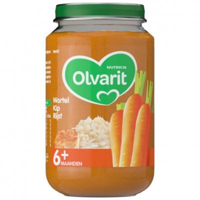 Olvarit Wortel kip rijst 6 mnd
