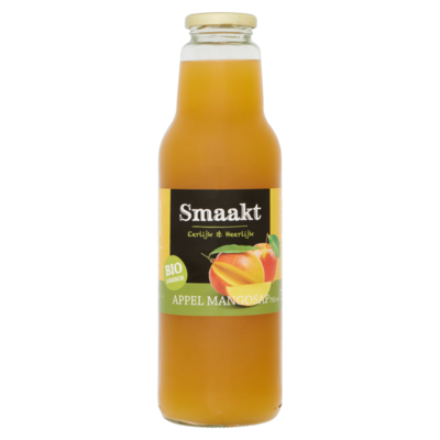 Smaakt Biologisch Appel Mangosap