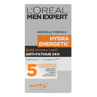 L'Oréal Men expert hydra energetic droge huid
