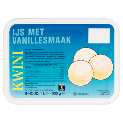Kwini Vanille ijs