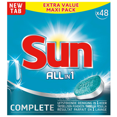 Sun All in 1 vaatwastabletten