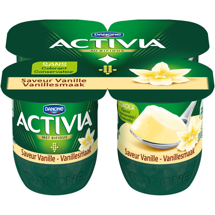 Activia Vanille stand