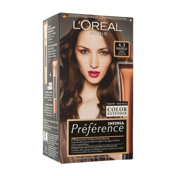 L'Oréal Récital Préférence 4.3 midden goudbruin