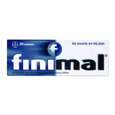 Finimal Paracetamol/coffeïne 500/50 mg