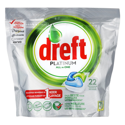 Dreft Platinum vaatwastabletten regular