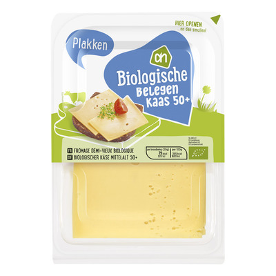 Huismerk Biologisch Belegen kaas 50+ plakken