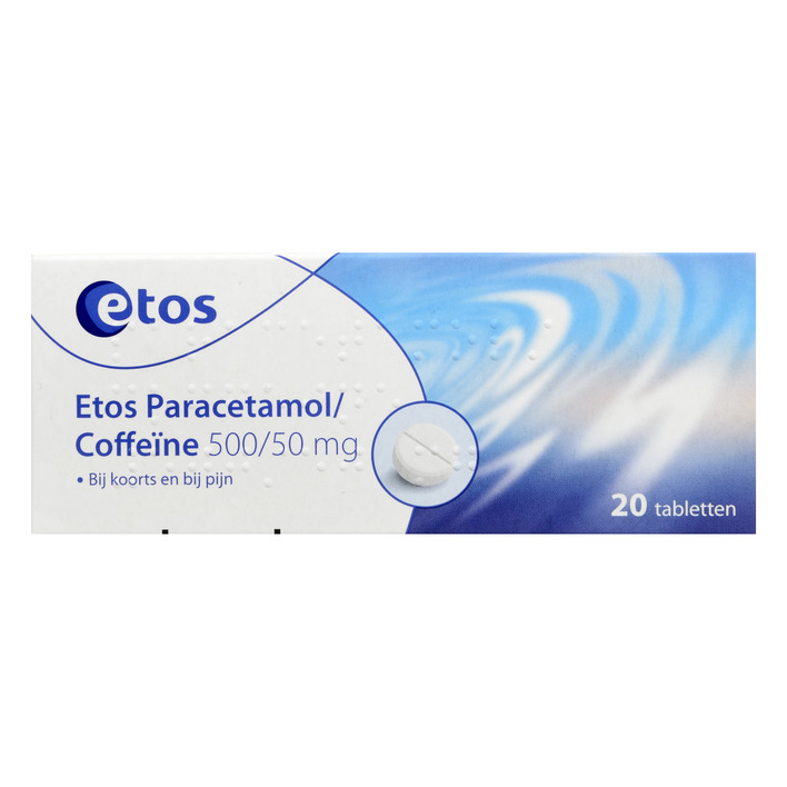 Huismerk Paracetamol coffeïne 500/50 mg