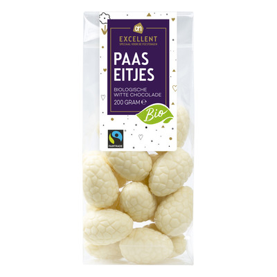 Huismerk Biologisch Paaseitjes wit