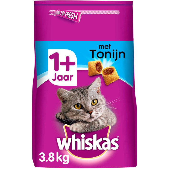 Whiskas Kattenvoer droog tonijn 1+ jaar