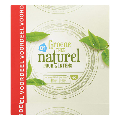 Huismerk Groene thee naturel voordeel