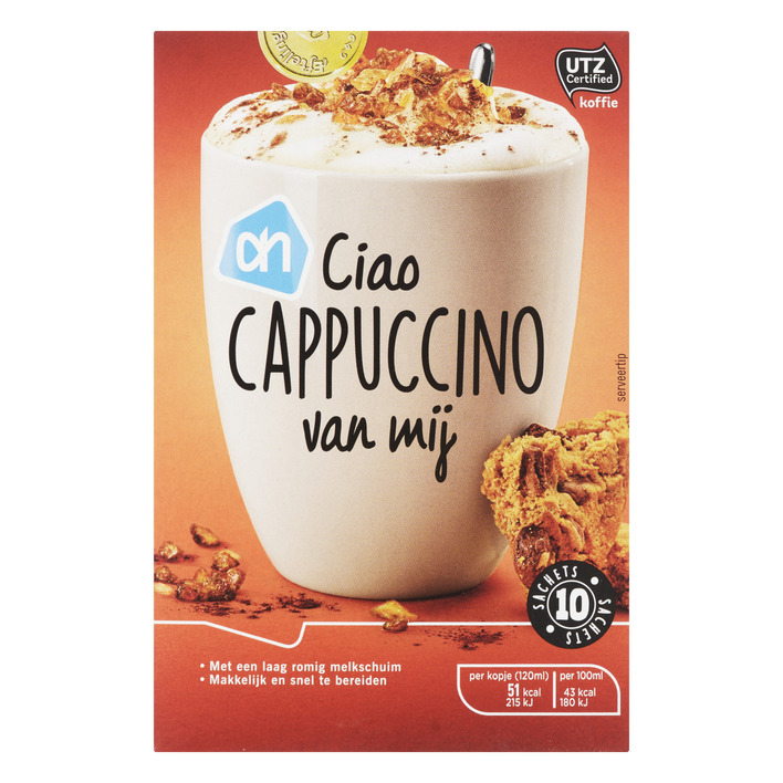 Huismerk Cappuccino portie pak UTZ