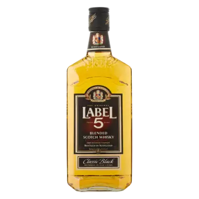 Label 5 Blended Scotch Whisky Classic Black