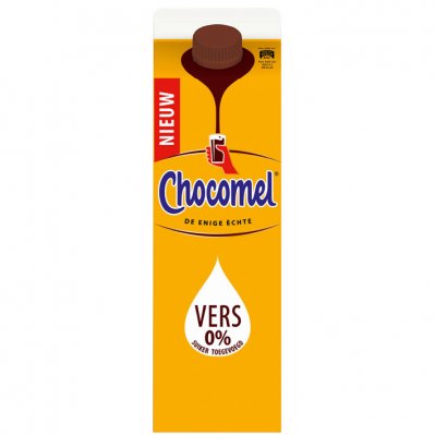 Chocomel 0% suiker toegevoegd vers