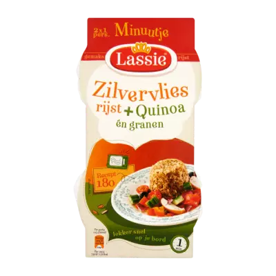 Lassie Minuutje Zilvervlies Rijst + Quinoa én Granen