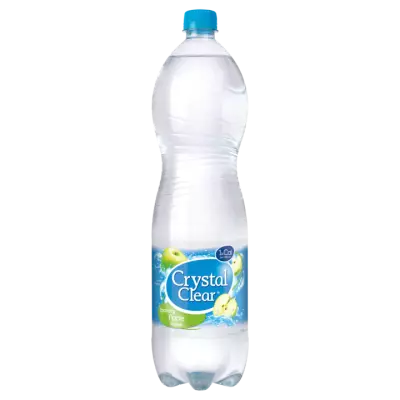Crystal Clear Sparkling Apple Fles