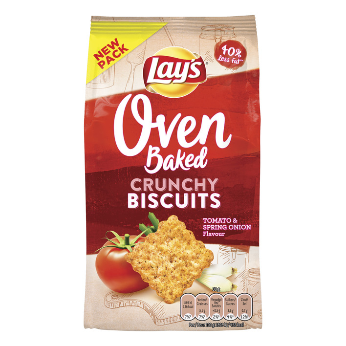 Lay's Oven biscuits tomaat & ui