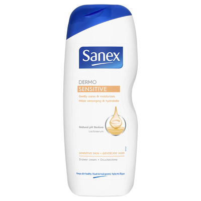 Sanex Dermo sensitive douche- en badcrème