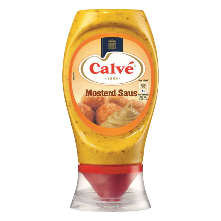 Calvé Saus Squeeze Mosterd