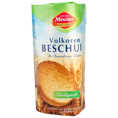 Van Der Meulen Beschuit volkoren biologisch