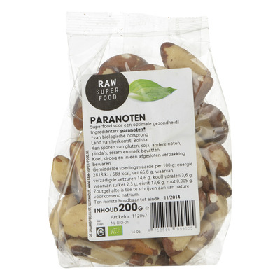 Raw Organic Food Paranoten