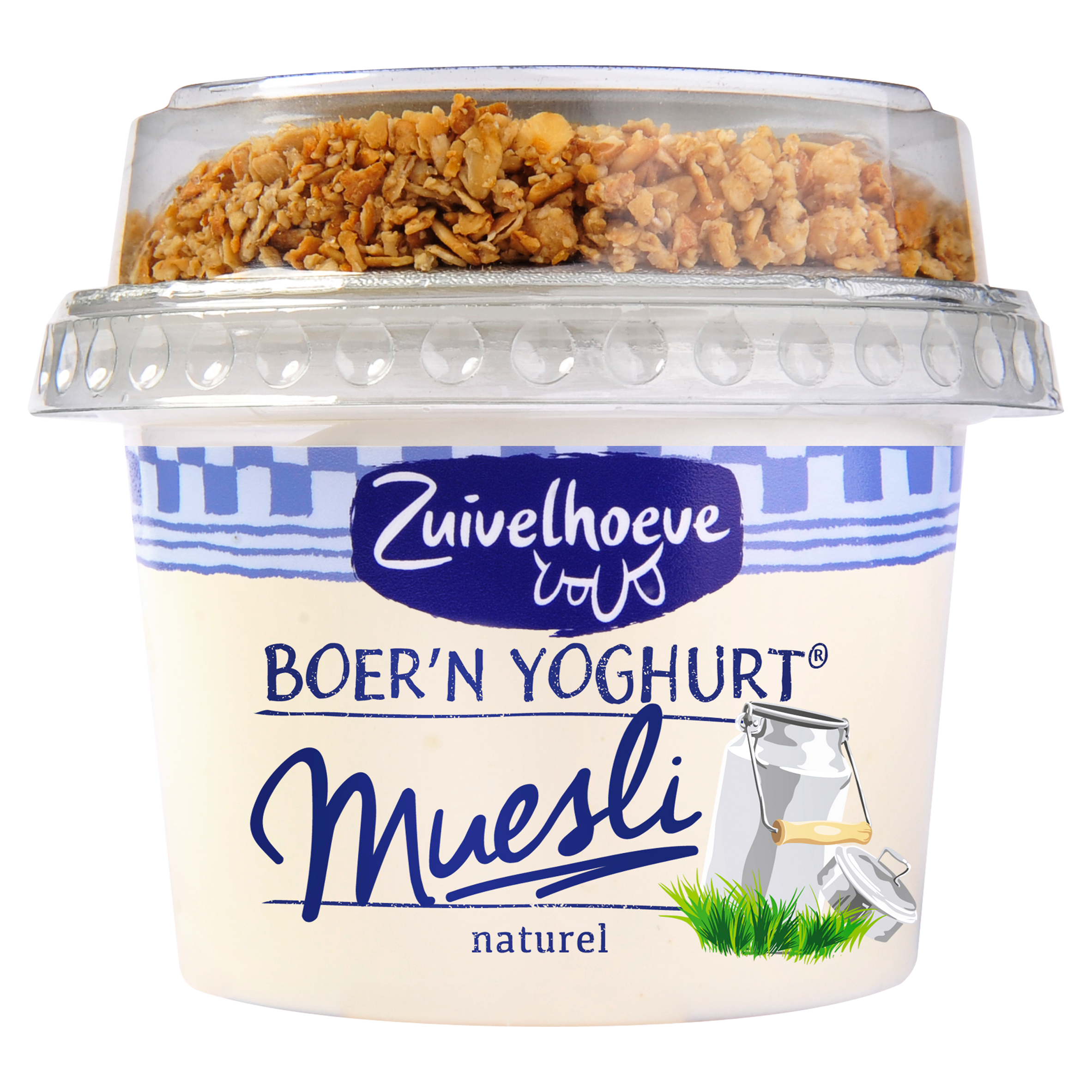 Zuivelhoeve Boer'n Yoghurt Naturel & Muesli 170 g