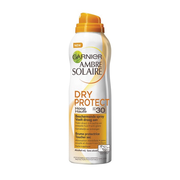 Ambre Solaire zonnebrand Dry Protect Spray factor 30