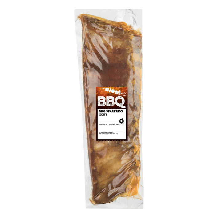 Huismerk BBQ spareribs zoet