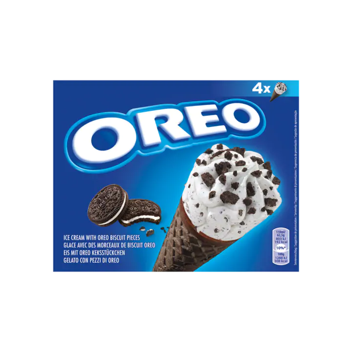Oreo Ice Cream with Oreo Biscuit Pieces