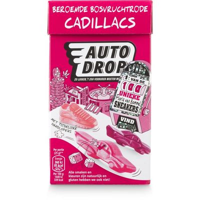 Autodrop Rode cadillacs