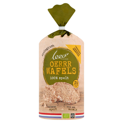 Leev Oerrr Wafels 100% Spelt 100 g