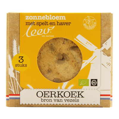 Leev Oerkoek brownie 4 stuks