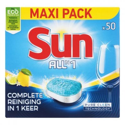 Sun All-in-1 vaatwastabletten citroen