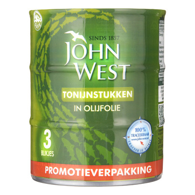 John West Tonijnstukken in olijfolie